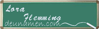 Lora Flemming Visitenkarte